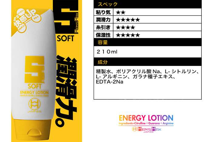 メンズマックス エナジーローション(ソフト)