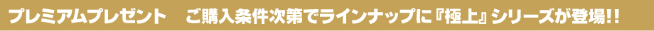プレミアムプレゼント！