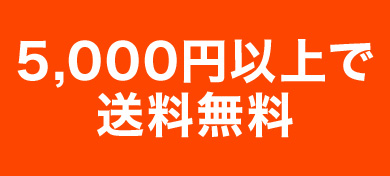 5000円以上で　送料無料